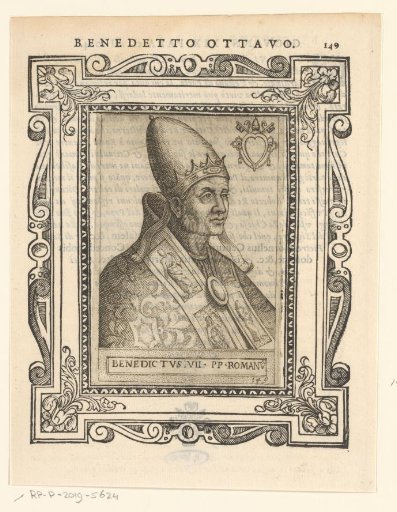 Portrait of Pope Benedict VII