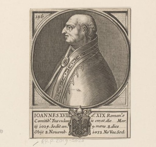 Portrait of Pope John XIX