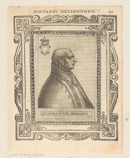 Portrait of Pope John XIX