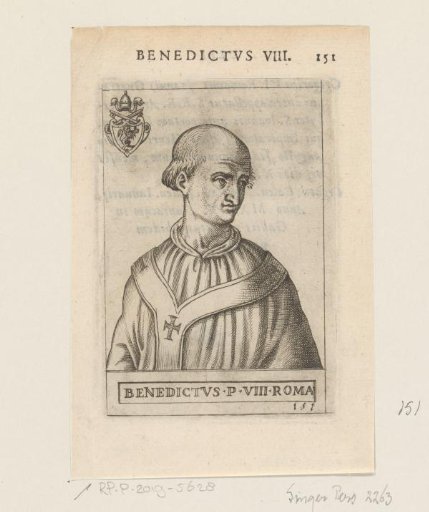 Portrait of Pope Benedict VIII