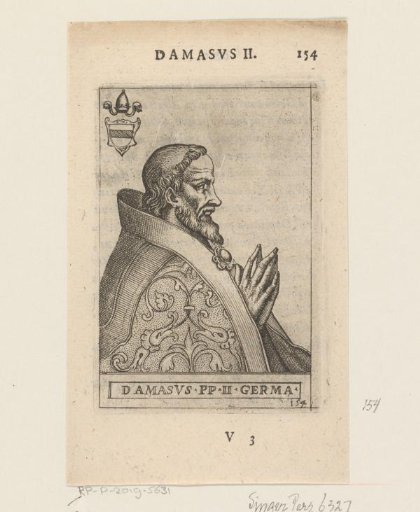 Portrait of Pope Damasus II