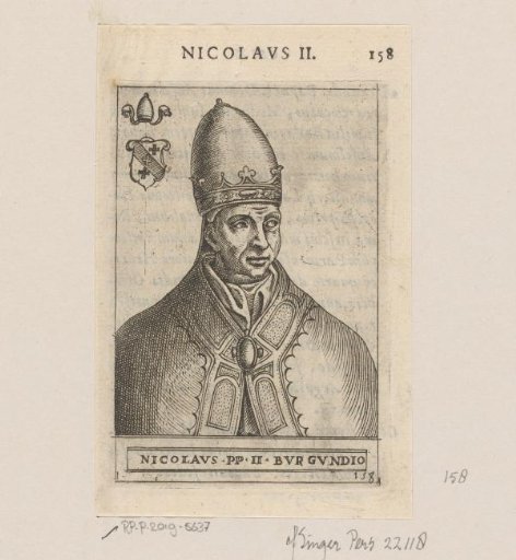 Portrait of Pope Nicholas II