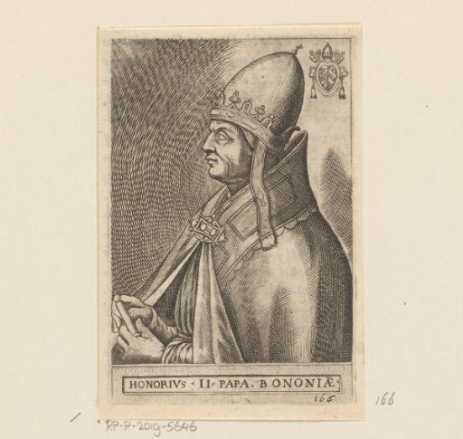Portrait of Pope Honorius II