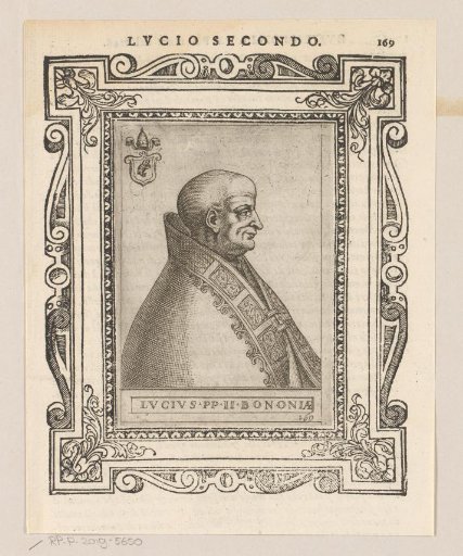 Portrait of Pope Lucius II