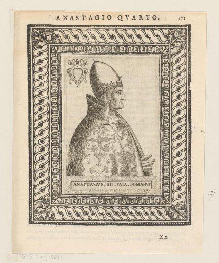 Portrait of Pope Anastasius IV