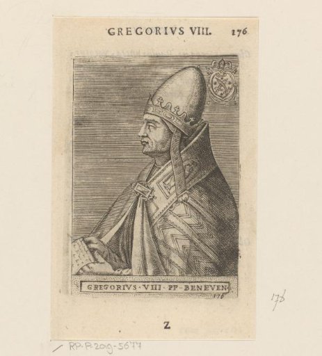 Portrait of Pope Gregorius VIII