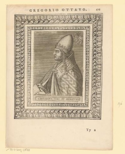 Portrait of Pope Gregorius VIII