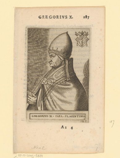 Portrait of Pope Gregorius X