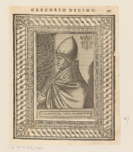 Portrait of Pope Gregorius X