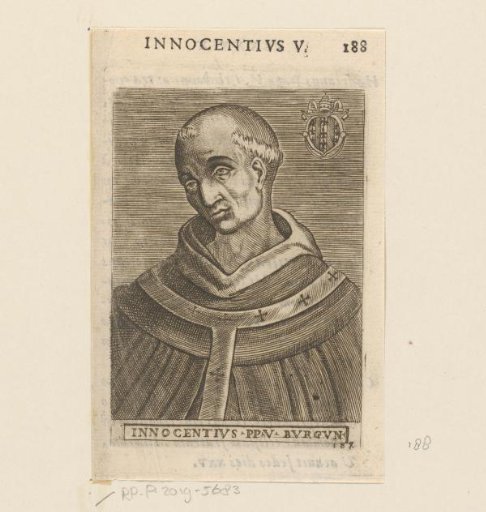 Portrait of Pope Innocentius V