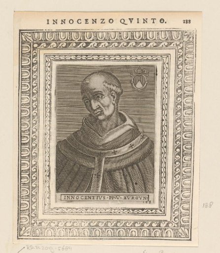 Portrait of Pope Innocentius V