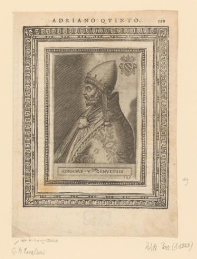 Portrait of Pope Adrian V