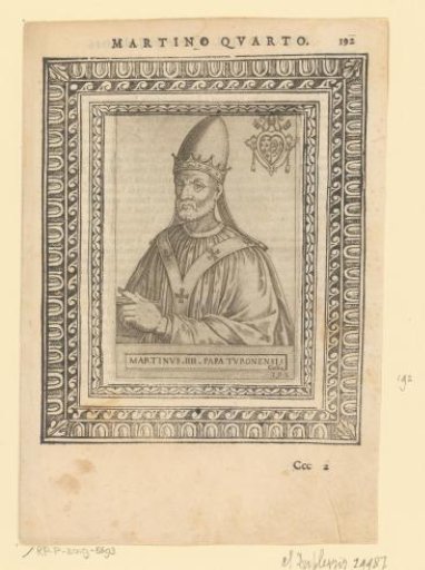 Portrait of Pope Martin IV