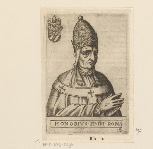 Portrait of Pope Honorius IV