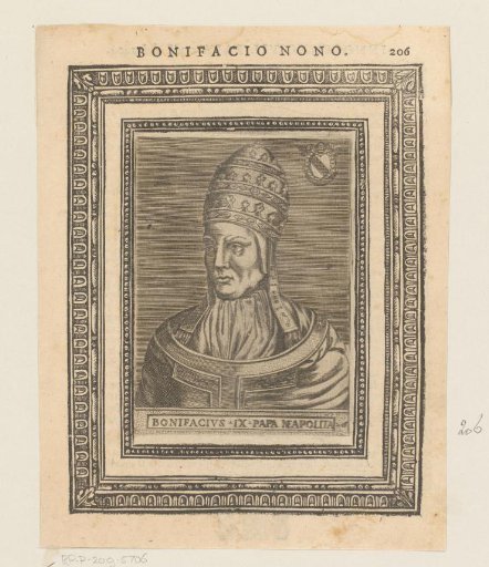 Portrait of Pope Boniface IX