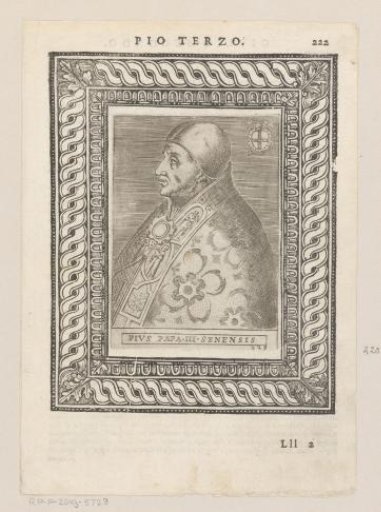 Portrait of Pope Pius III
