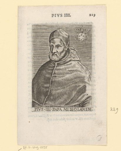 Portrait of Pope Pius IV