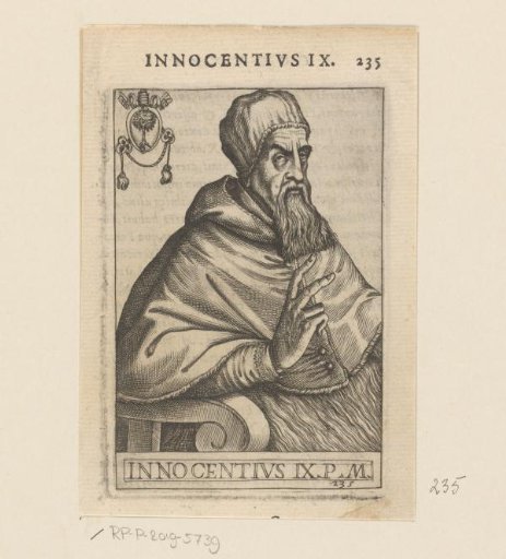 Portrait of Pope Innocentius IX