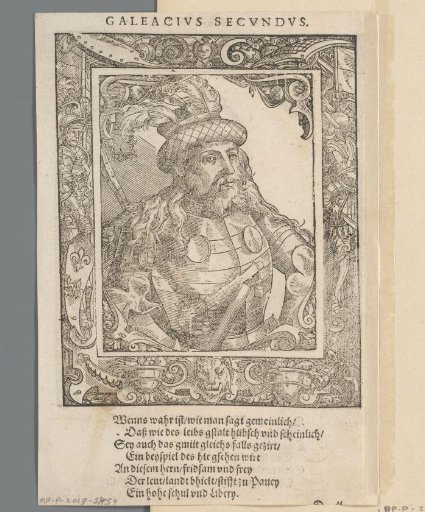 Portrait of Galeazzo II Visconti