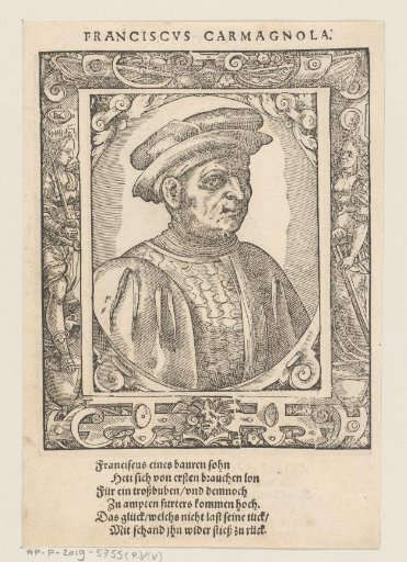 Portrait of Francesco Bussone da Carmagnola