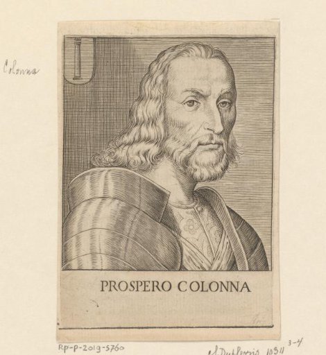 Portrait of the army commander Prospero Colonna