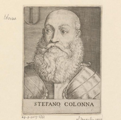 Portrait of the army commander Stefano Colonna