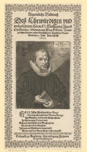 Portrait of Wolfgang Jakob Christmann