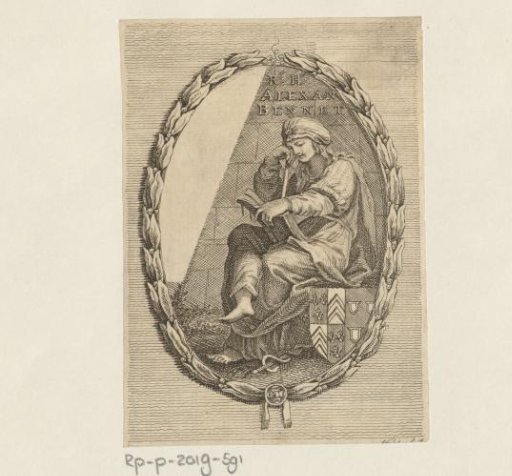 Ex libris of R. H. Alexan. Bennet