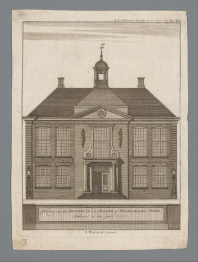 Front view of the courthouse in Watergraafsmeer