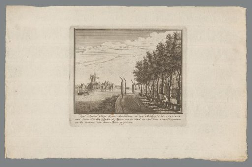 View of the Amstel at the Molentje inn