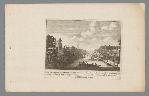 View of the Keizersgracht, Seen from the Huidenstraat