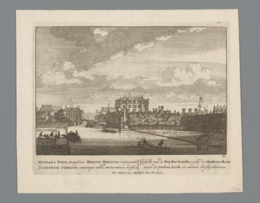 View of the Muidergracht in Amsterdam