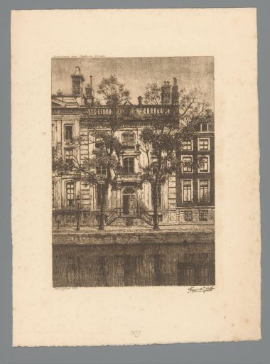 View of a building on the Herengracht