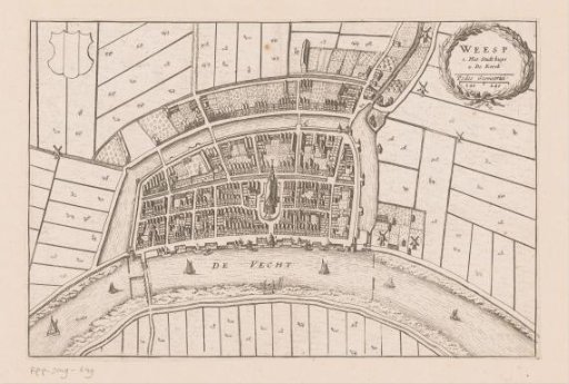 Map of Weesp