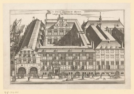 View of the East India House in Amsterdam