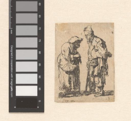 Beggar and Beggar Woman in Conversation