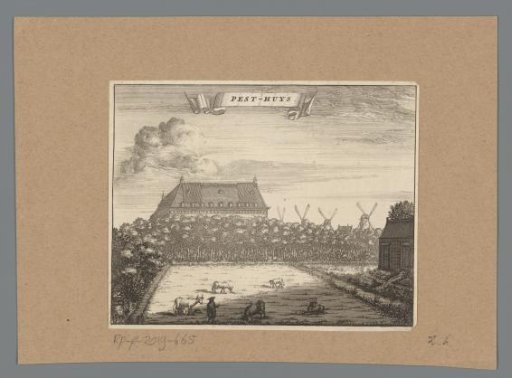 View of the Pesthouse (Buitengasthuis) near Amsterdam