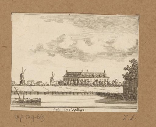 View of the Pest House (Buitengasthuis) near Amsterdam