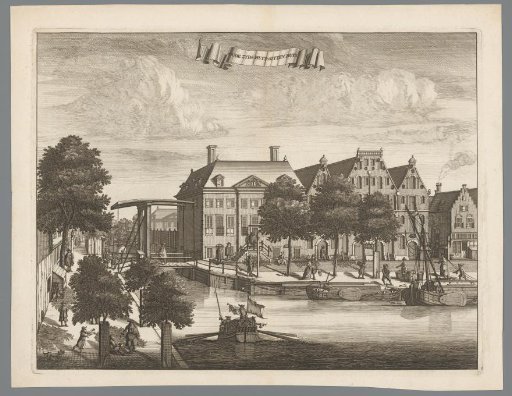 View of the Oudezijds Huiszittenhuis in Amsterdam