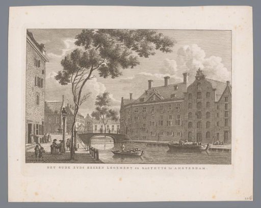 View of the Oudezijds Heerenlogement and Binnengasthuis in Amsterdam