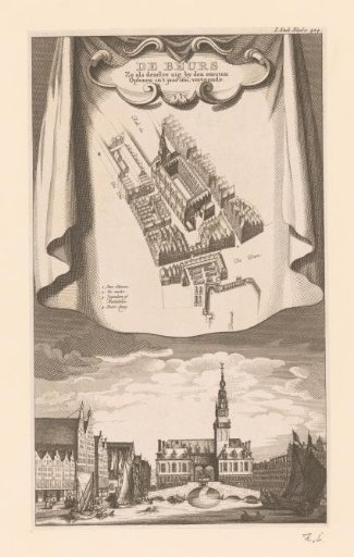 Views of the Exchange by Hendrik de Keyser in Amsterdam