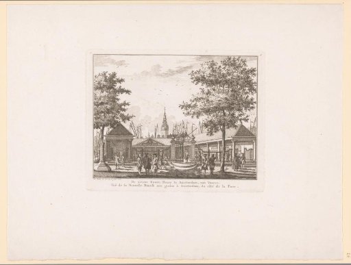 View of the Corn Exchange in Amsterdam
