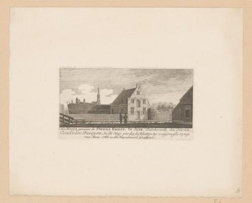 View of the house of Cornelis Ploeger in Jisp
