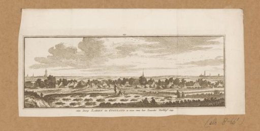 View of the village of Laren in North Holland