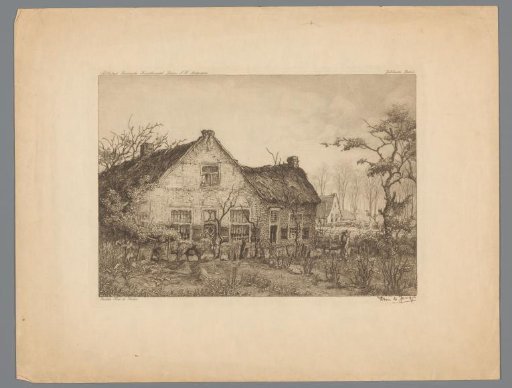 View of the oldest house in Laren (North Holland)