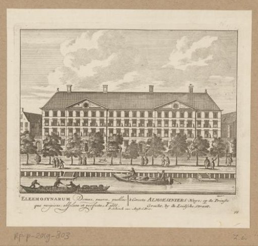 View of the Almshouse Orphanage in Amsterdam