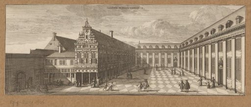 View of the girls' house of the Burger Orphanage in Amsterdam