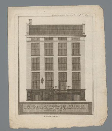 View of the English Orphanage in Amsterdam