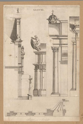 Parts of the Town Hall of Delft