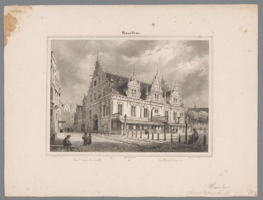 View of the Meat Hall on the Grote Markt in Haarlem